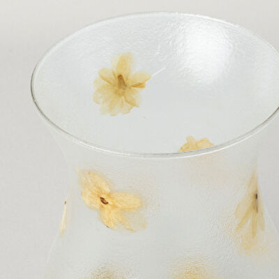 Linens Brise 12x12x20 cm Vazo Sarı