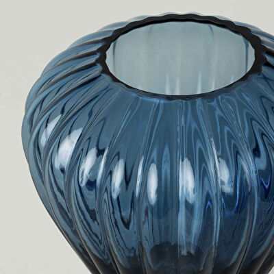 Linens Cielo 17x17x18 cm Vazo Mavi