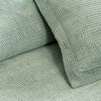 Linens Velona Çift Kişilik Yatak Örtüsü Seti Yeşil