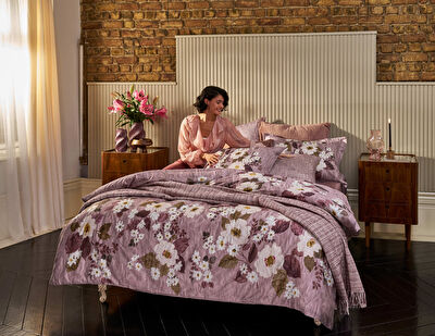 Linens Amorie Tek Kişilik Pembe Battaniye