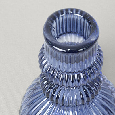 Linens Agile Şamdan 7x10 cm Mavi