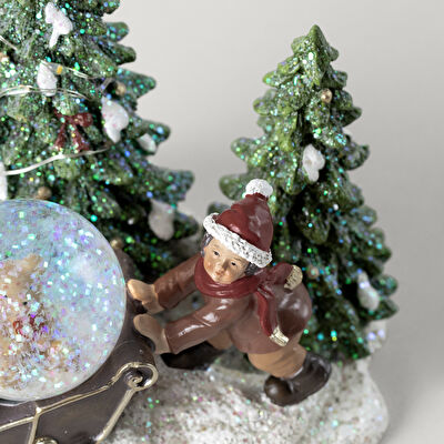 Linens Joy Kar Küresi Ledli Yılbaşı Dekor