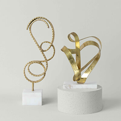 Linens Medlin 15x9x40,5 cm Dekor Gold