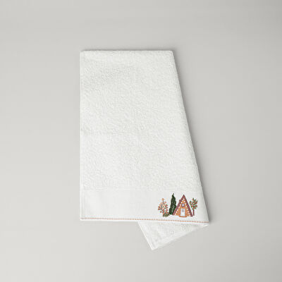 Linens Auren Pamuk 50x85 Cm Yüz Havlusu Ekru