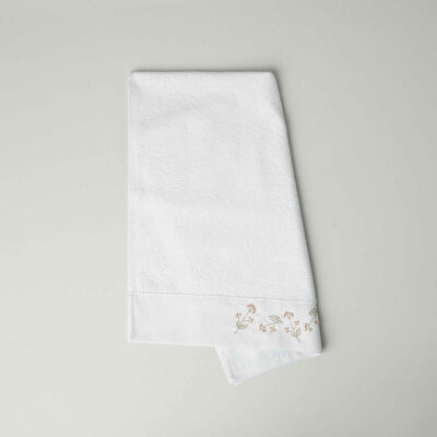 Linens Mirel Bambu 50x85 cm Yüz Havlusu Beyaz (450 G/M²)