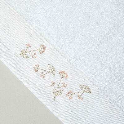 Linens Mirel Bambu 50x85 cm Yüz Havlusu Beyaz (450 G/M²)