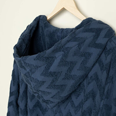 Linens Noire Pamuk M/L Bornoz Lacivert