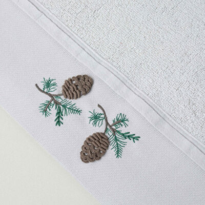 Linens Pinecone Bambu 50x85 cm Yüz Havlusu Stone (450 G/M²)