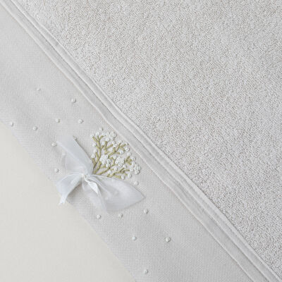 Linens Bouquet Pamuk 50x85 Cm Yüz Havlusu Bej