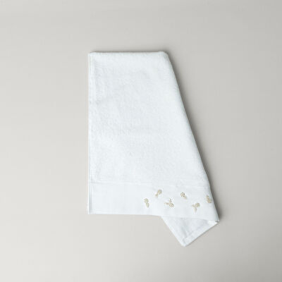 Linens Silvia Pamuk 50x85 Cm Yüz Havlusu Beyaz