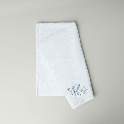 Linens Lunel Bambu 50x85 cm Yüz Havlusu Beyaz (450 G/M²)