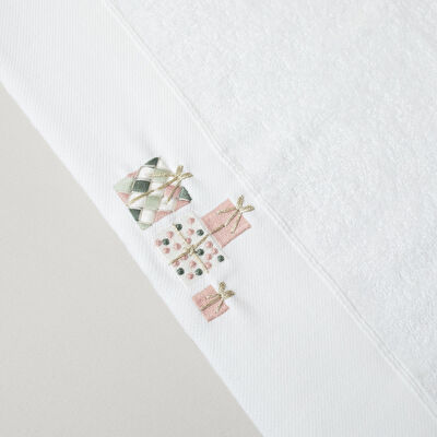 Linens Gift Bambu 50x85 Cm Yüz Havlusu Beyaz