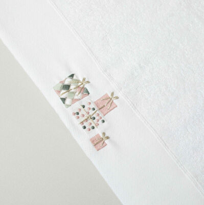 Linens Gift Bambu 50x85 Cm Yüz Havlusu Beyaz