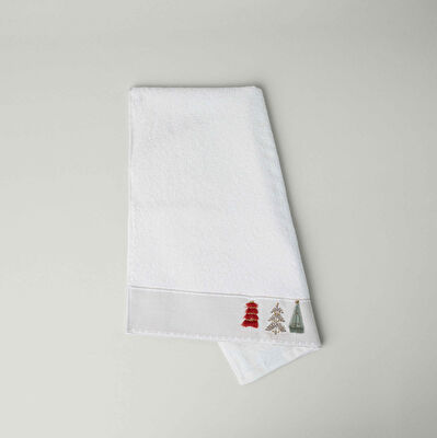 Linens Pine Pamuk 50x85 cm Yüz Havlusu Ekru (450 G/M²)
