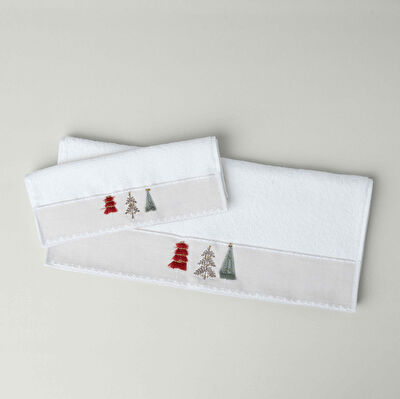 Linens Pine Pamuk 30x45 Cm El Havlusu Ekru