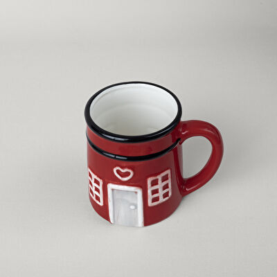 Linens House Dolomit 460 ml Kupa Kırmızı