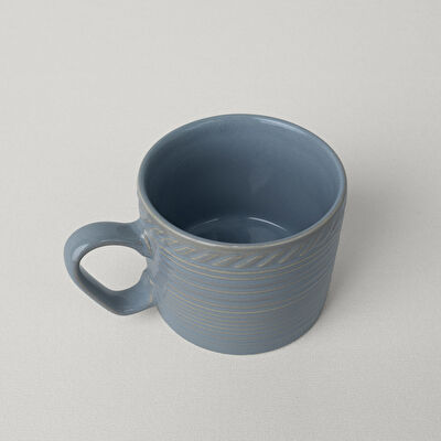 Linens Ringa Stoneware 250 ml Kupa Mavi