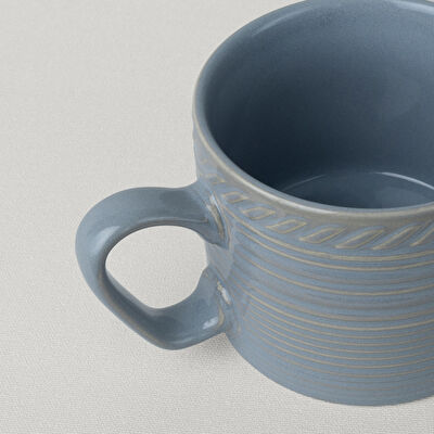 Linens Ringa Stoneware 250 ml Kupa Mavi