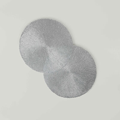 Linens Spark 2'li 38 cm Amerikan Servisi Gümüş