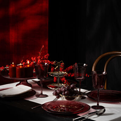 Linens Fine Pasta Tabak 21 cm Mürdüm