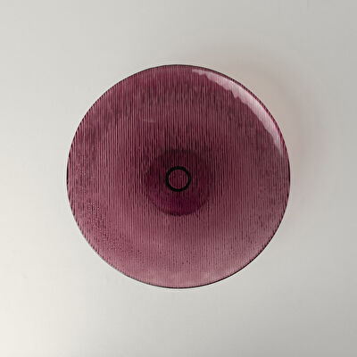 Linens Fine Ayaklı Servis 27 cm Mürdüm