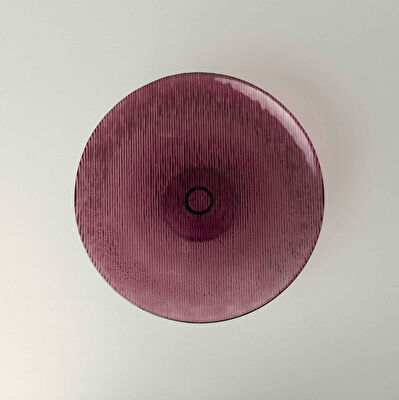 Linens Fine Ayaklı Servis 33 cm Mürdüm