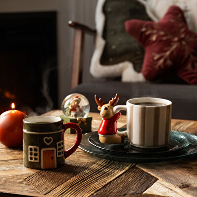 Linens Fine Pasta Tabak 21 cm Yeşil