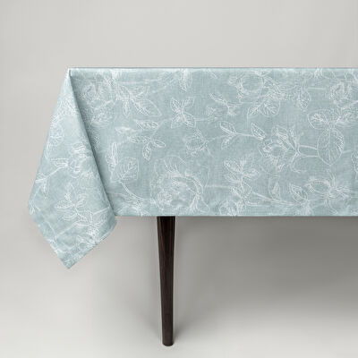 Linens Novel 150x250 cm Masa Örtüsü Mavi