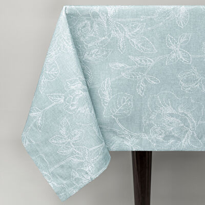 Linens Novel 150x250 cm Masa Örtüsü Mavi