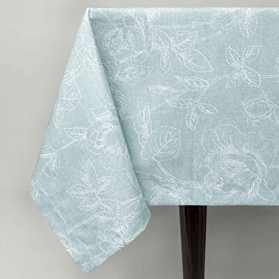 Linens Novel 150x250 cm Masa Örtüsü Mavi