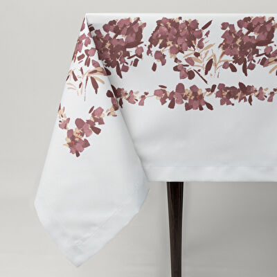 Linens Tale 150x250 cm Masa Örtüsü Mürdüm