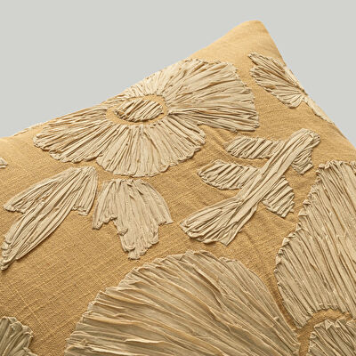 Linens Foldi Kırlent Kılıfı 30x50 cm Hardal