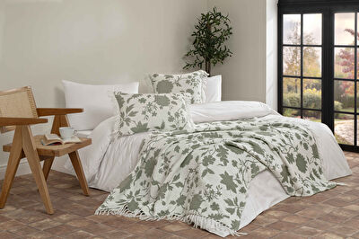 Linens Hotmia Throw / Tv Battaniyesi Yeşil Tek Kişilik