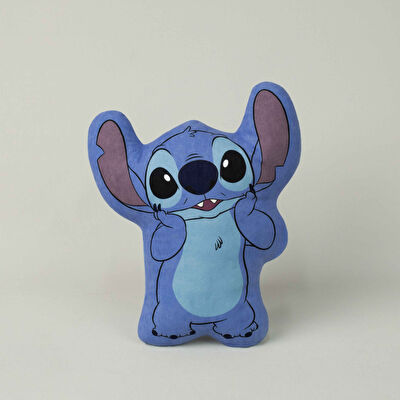 Lisanslı Disney Stitch Smile Polyester Şekilli Kırlent