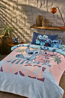 Lisanslı Disney Stitch Smile Polyester Şekilli Kırlent