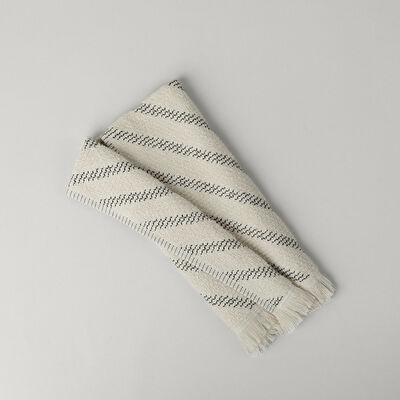 Linens Pentagon 40x60 cm Kurulama Bezi Natural-Siyah