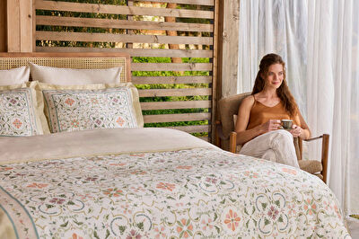Linens Aveline Porselen 2'li 100 ml Kahve Fincan Takımı Haki Gold
