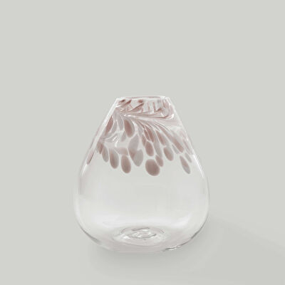 Linens Splashed 17x17x19 cm Vazo Pudra
