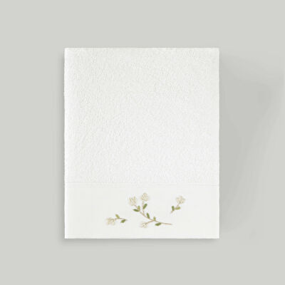 Linens Lunara Bambu 50x85 Cm Yüz Havlusu Beyaz