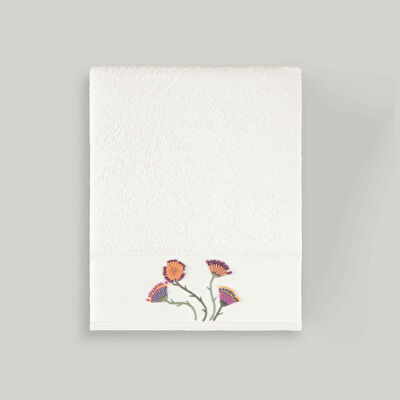 Linens Melia Pamuk 50x85 Cm Yüz Havlusu Beyaz