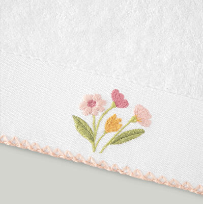 Linens Liana Bambu 50x85 cm Yüz Havlusu Beyaz (450 G/M²)