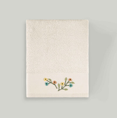 Linens Noa Bambu 50x85 cm Yüz Havlusu Bej (450 G/M²)