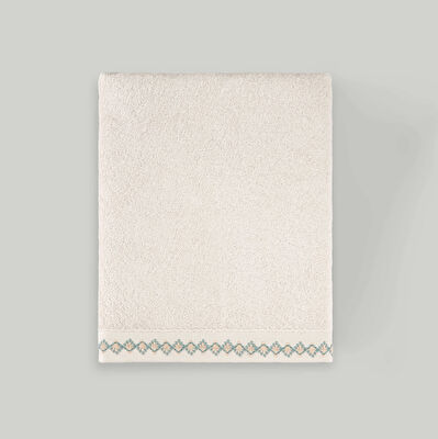 Linens Livia Bambu 50x85 cm Yüz Havlusu Ekru (450 G/M²)
