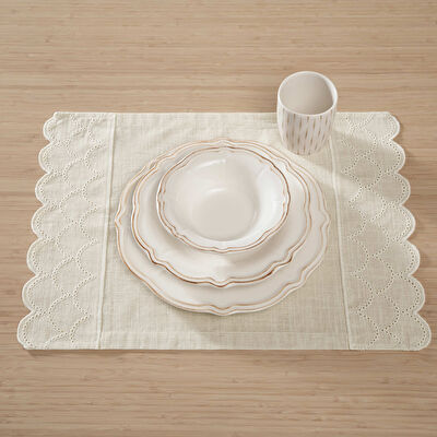Linens Vivere 2'li 35x45 cm Amerikan Servisi Naturel