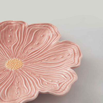 Linens Tropic Seramik Pasta Tabağı 21 cm Pembe