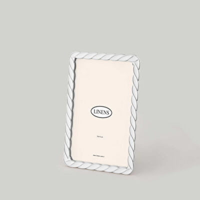 Linens Metal Jordy 10x15 cm Çerçeve Beyaz
