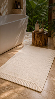 Linens Ivora 60X100 Cm Banyo Paspası Ekru