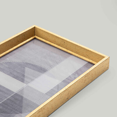 Linens Gerald 24x39 cm Dekoratif Tepsi