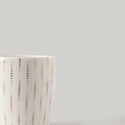 Linens Lante Porselen 290 ml Kupa Gold