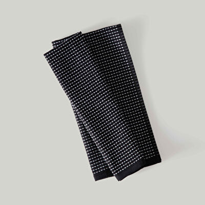 Linens Lia 40x65 cm Kurulama Bezi Siyah